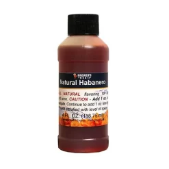 Natural Habanero Flavor Extract - 4 Oz.