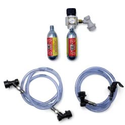 Home Brew On The Go 1.75 Gallon Mini Keg System -Wine Making Equipment 42916 Ball Lock Daisy Chain Starter Kit guts