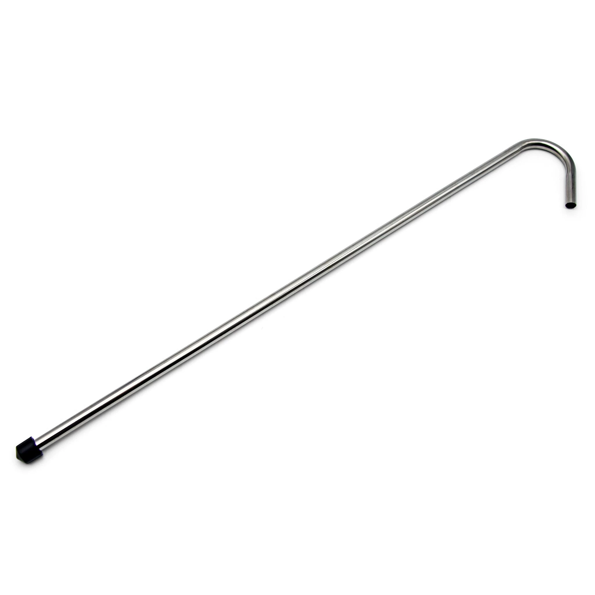 24" Curved Stainless Steel Racking Cane 1 24" Curved Stainless Steel Racking Cane