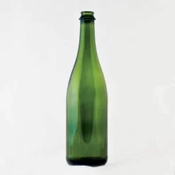 750 Ml Green Champagne Bottles, 12 Per Case