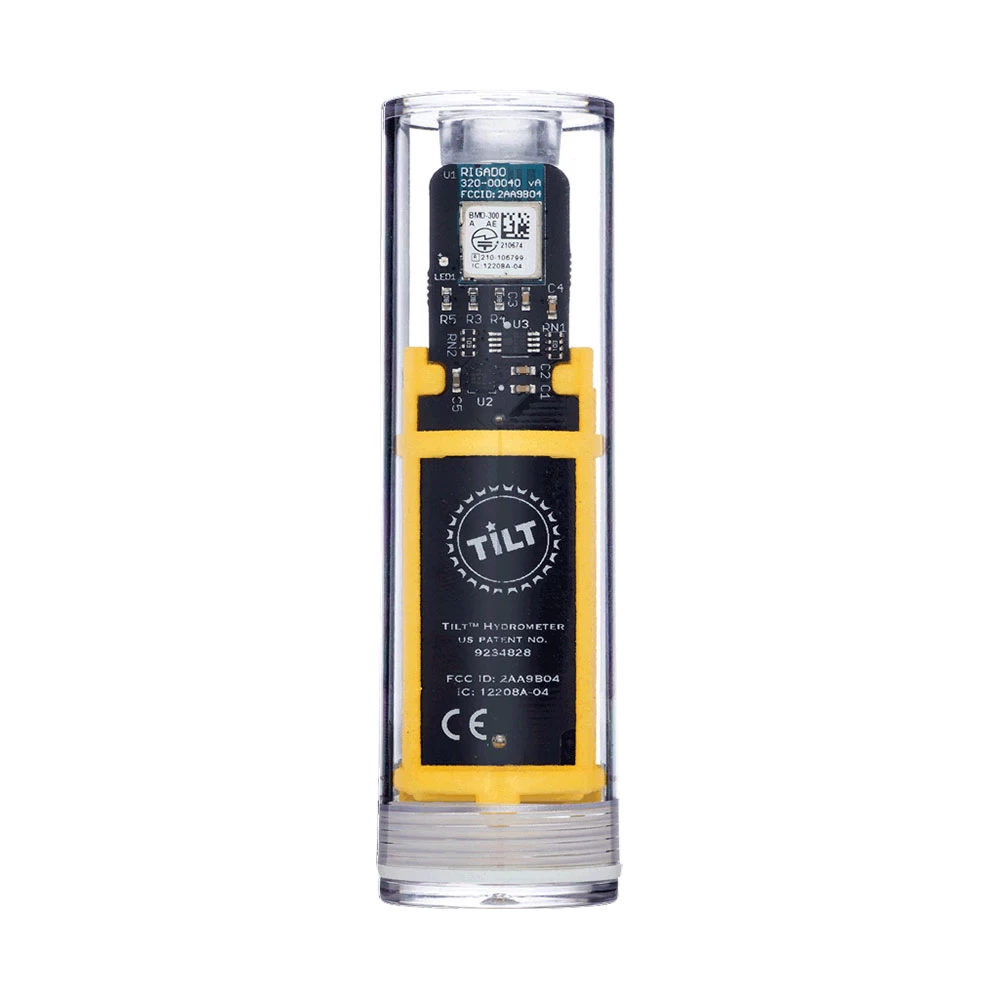 Tilt™ - Yellow Digital Hydrometer And Thermometer 1 Tilt™ - Yellow Digital Hydrometer And Thermometer