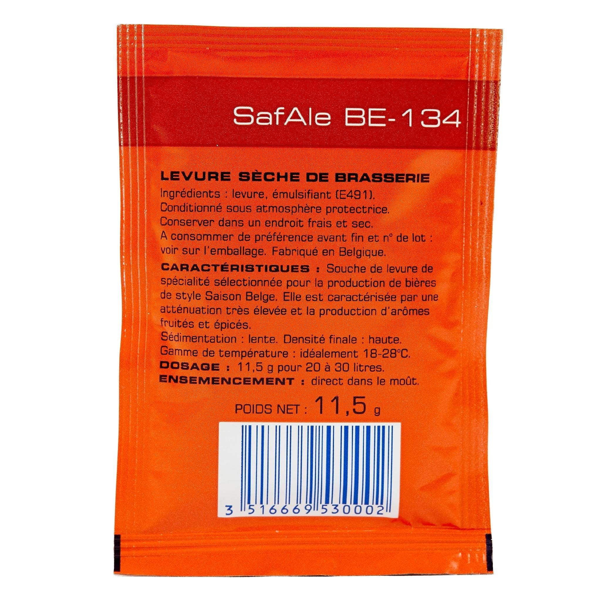 SafAle BE-134 Belgian Saison Dry Yeast 2 SafAle BE-134 Belgian Saison Dry Yeast - Image 2