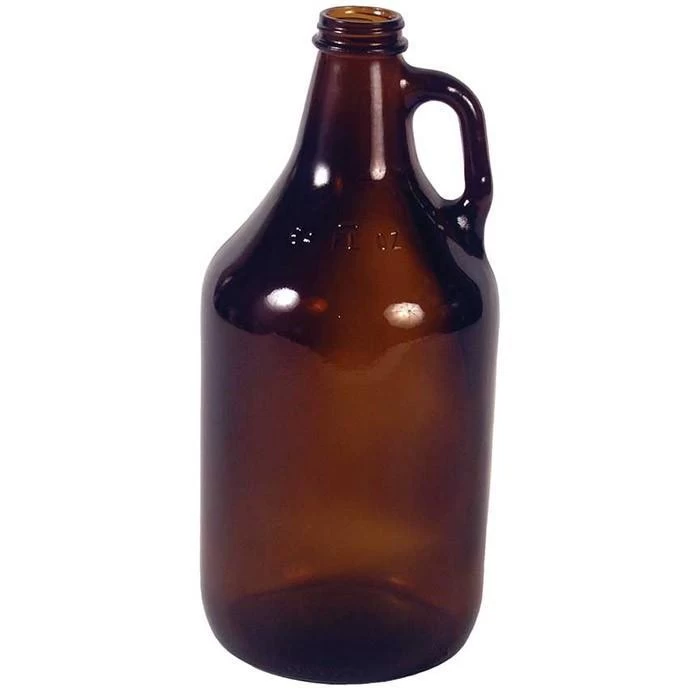 Amber 1/2 Gallon Glass Beer Growler Jug 1 Amber 1/2 Gallon Glass Beer Growler Jug