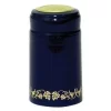Blue With Gold Grapes PVC Shrink Capsules - 62 Ct.