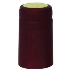 Burgundy PVC Shrink Capsules - 62 Ct.