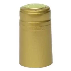Gold PVC Shrink Capsules - 62 Ct.