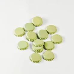 120 Count Crown Beer Bottle Caps Oxygen Absorbing -Wine Making Equipment gold beer bottle caps 0a57949d 1118 4f5c b3a8 670c043a7453