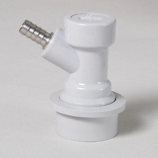 Ball Lock Disconnect- 1/4" Barb Gas 1 Ball Lock Disconnect- 1/4" Barb Gas