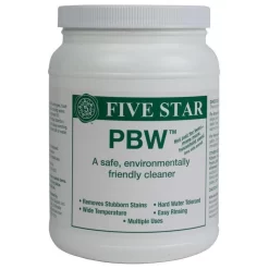 PBW - Powdered Brewery Wash -Wine Making Equipment pbw by five star 4lb 1
