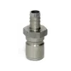 Stainless Steel Male Quick Disconnect W/ 3/8" Barb