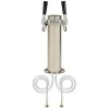 3" Stainless Steel Dual Faucet Draft Tower
